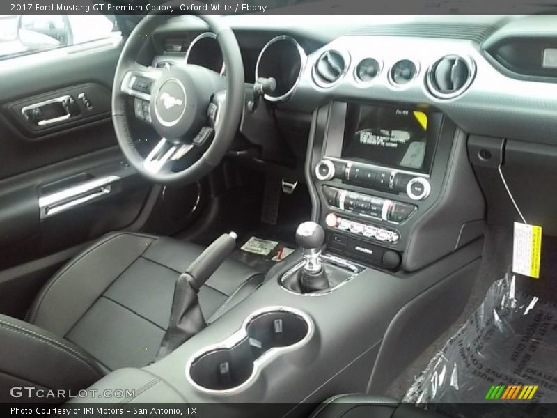 Oxford White / Ebony 2017 Ford Mustang GT Premium Coupe