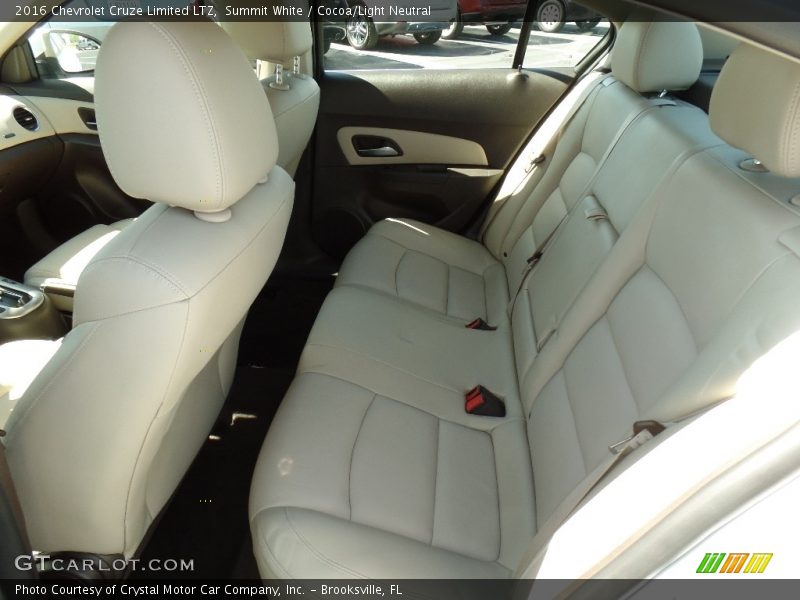 Summit White / Cocoa/Light Neutral 2016 Chevrolet Cruze Limited LTZ