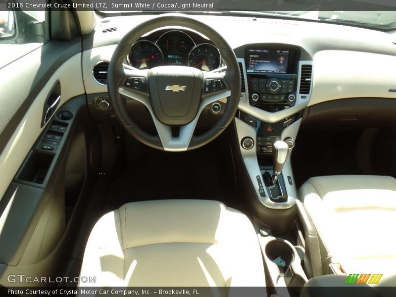 Summit White / Cocoa/Light Neutral 2016 Chevrolet Cruze Limited LTZ