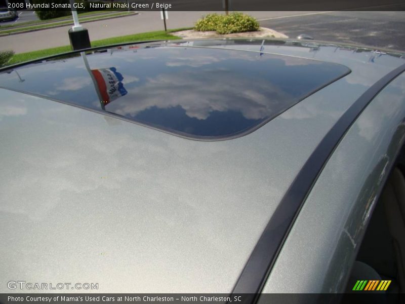 Natural Khaki Green / Beige 2008 Hyundai Sonata GLS