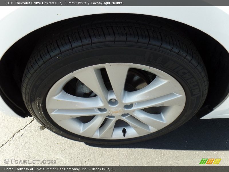 Summit White / Cocoa/Light Neutral 2016 Chevrolet Cruze Limited LTZ