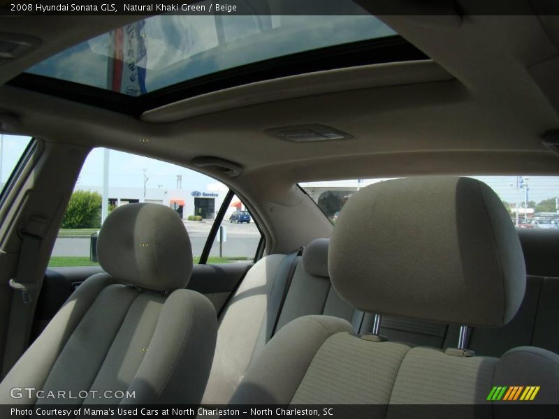 Natural Khaki Green / Beige 2008 Hyundai Sonata GLS