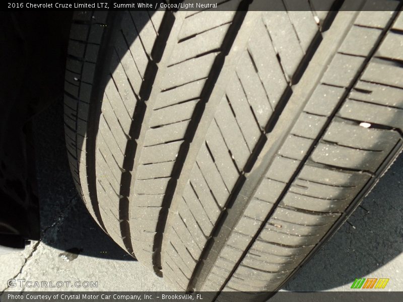 Summit White / Cocoa/Light Neutral 2016 Chevrolet Cruze Limited LTZ