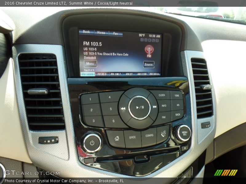 Summit White / Cocoa/Light Neutral 2016 Chevrolet Cruze Limited LTZ