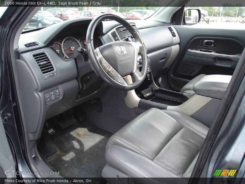 Sage Brush Pearl / Gray 2006 Honda Pilot EX-L 4WD