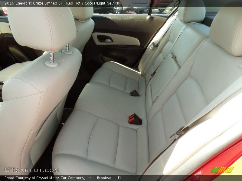 Red Hot / Cocoa/Light Neutral 2016 Chevrolet Cruze Limited LT