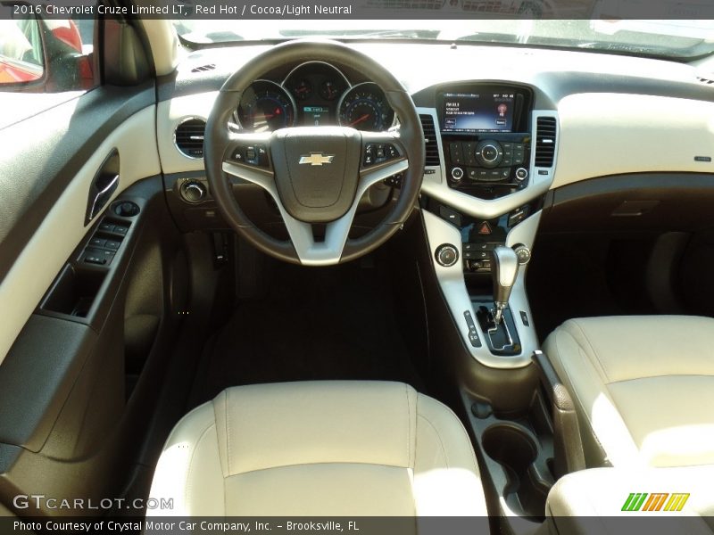 Red Hot / Cocoa/Light Neutral 2016 Chevrolet Cruze Limited LT