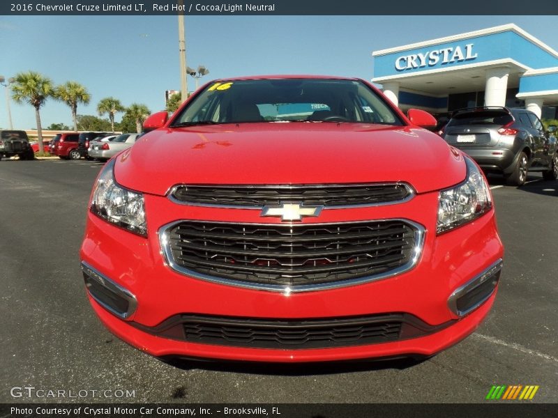 Red Hot / Cocoa/Light Neutral 2016 Chevrolet Cruze Limited LT