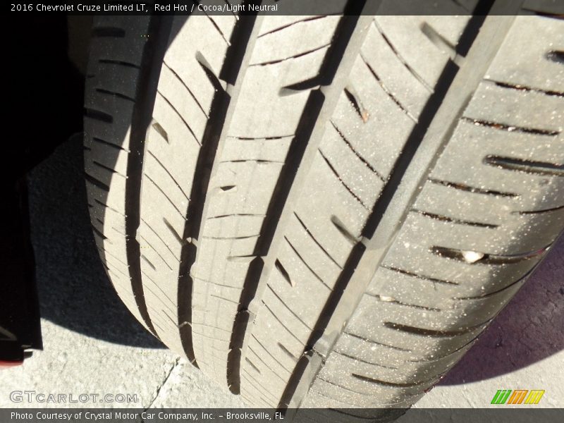 Red Hot / Cocoa/Light Neutral 2016 Chevrolet Cruze Limited LT