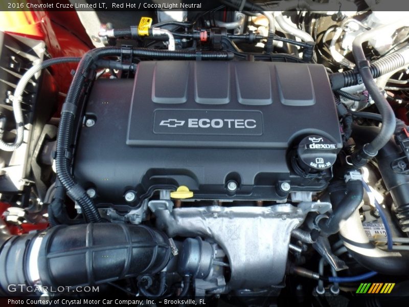 Red Hot / Cocoa/Light Neutral 2016 Chevrolet Cruze Limited LT