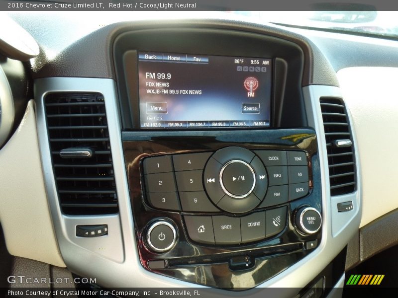 Red Hot / Cocoa/Light Neutral 2016 Chevrolet Cruze Limited LT