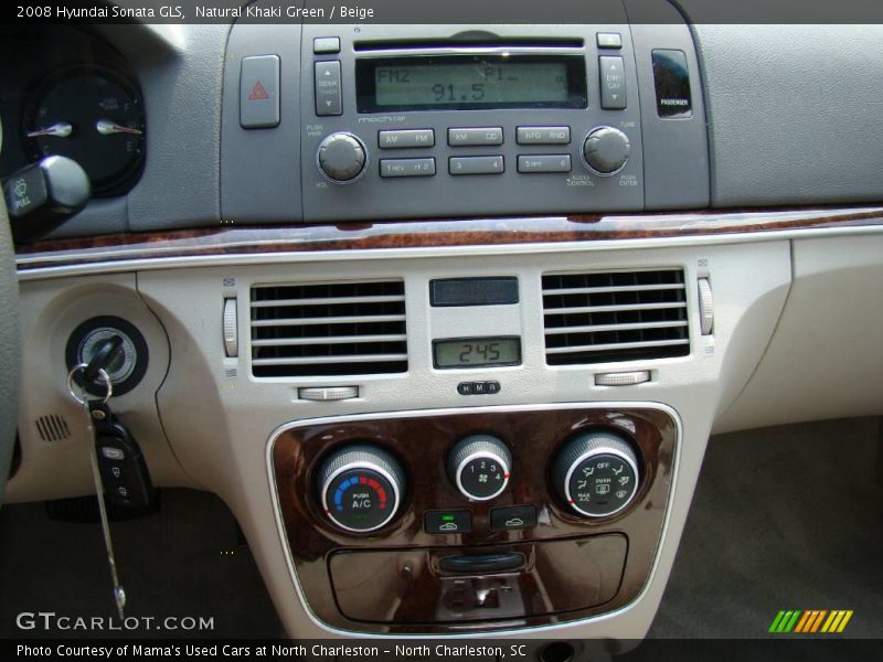 Natural Khaki Green / Beige 2008 Hyundai Sonata GLS