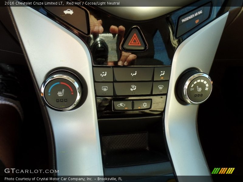 Red Hot / Cocoa/Light Neutral 2016 Chevrolet Cruze Limited LT