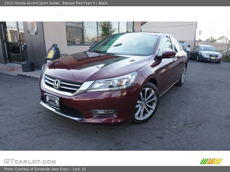 Basque Red Pearl II / Black 2013 Honda Accord Sport Sedan