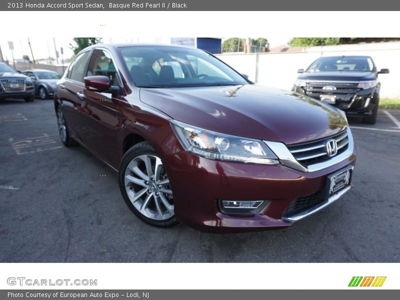 Basque Red Pearl II / Black 2013 Honda Accord Sport Sedan