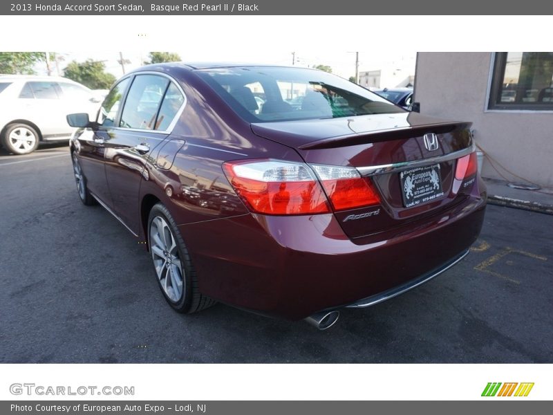 Basque Red Pearl II / Black 2013 Honda Accord Sport Sedan