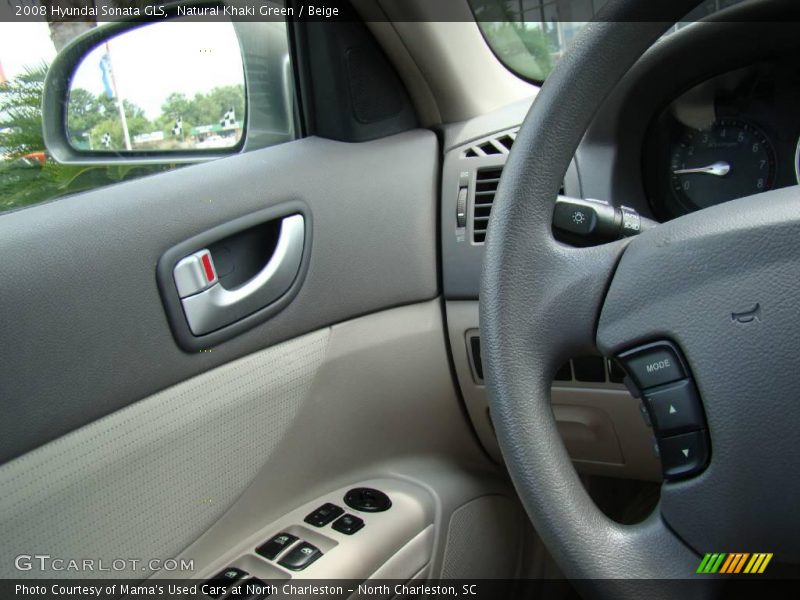 Natural Khaki Green / Beige 2008 Hyundai Sonata GLS