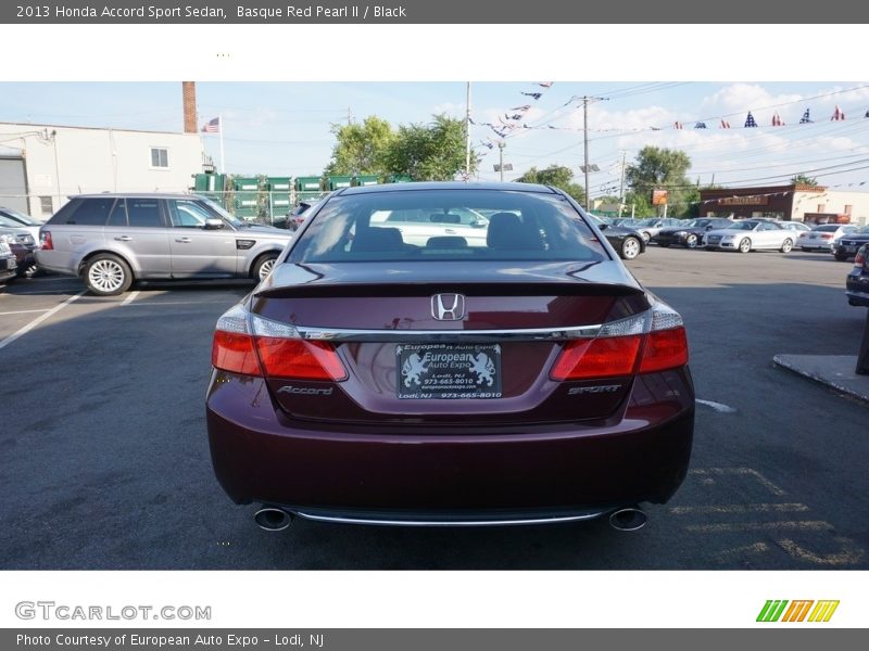 Basque Red Pearl II / Black 2013 Honda Accord Sport Sedan