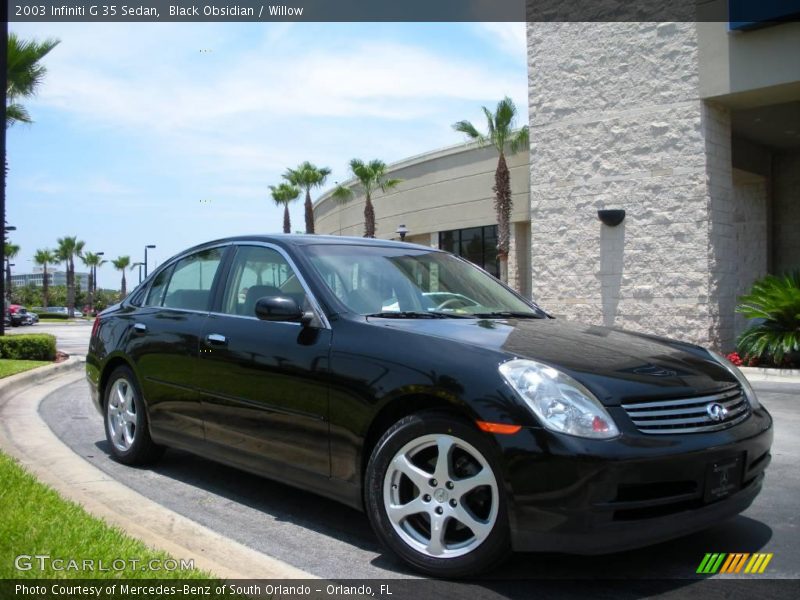 Black Obsidian / Willow 2003 Infiniti G 35 Sedan