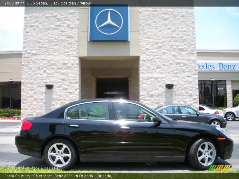 Black Obsidian / Willow 2003 Infiniti G 35 Sedan