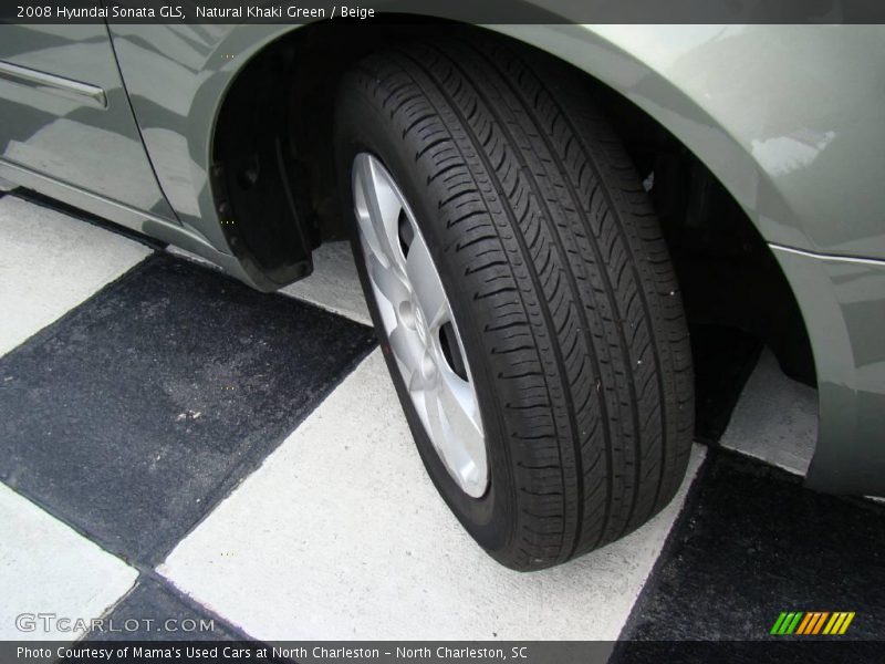 Natural Khaki Green / Beige 2008 Hyundai Sonata GLS
