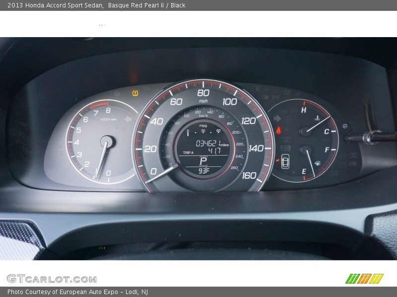 Basque Red Pearl II / Black 2013 Honda Accord Sport Sedan