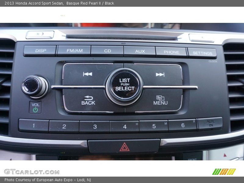Basque Red Pearl II / Black 2013 Honda Accord Sport Sedan