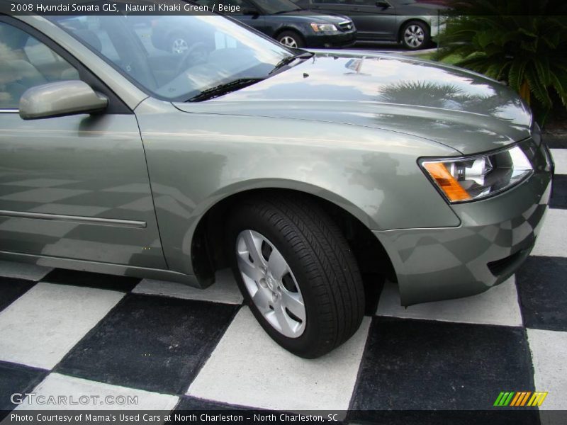 Natural Khaki Green / Beige 2008 Hyundai Sonata GLS