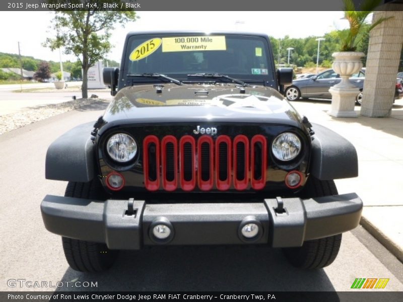 Black / Black 2015 Jeep Wrangler Sport 4x4