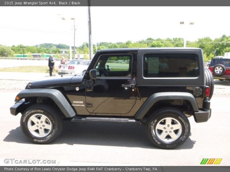 Black / Black 2015 Jeep Wrangler Sport 4x4