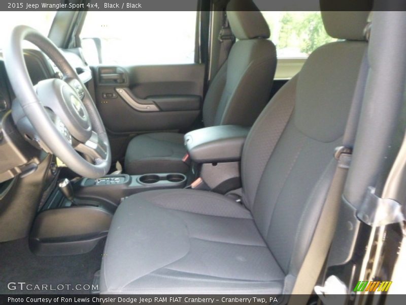 Black / Black 2015 Jeep Wrangler Sport 4x4