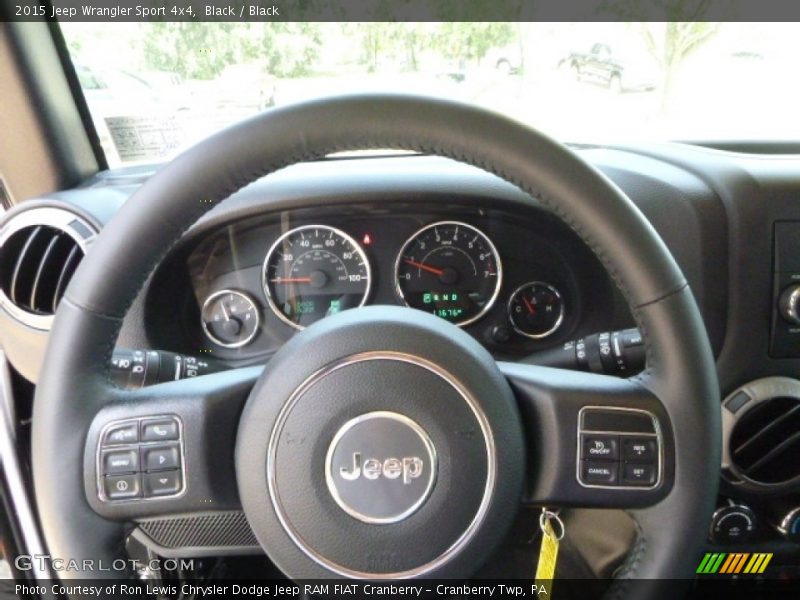 Black / Black 2015 Jeep Wrangler Sport 4x4