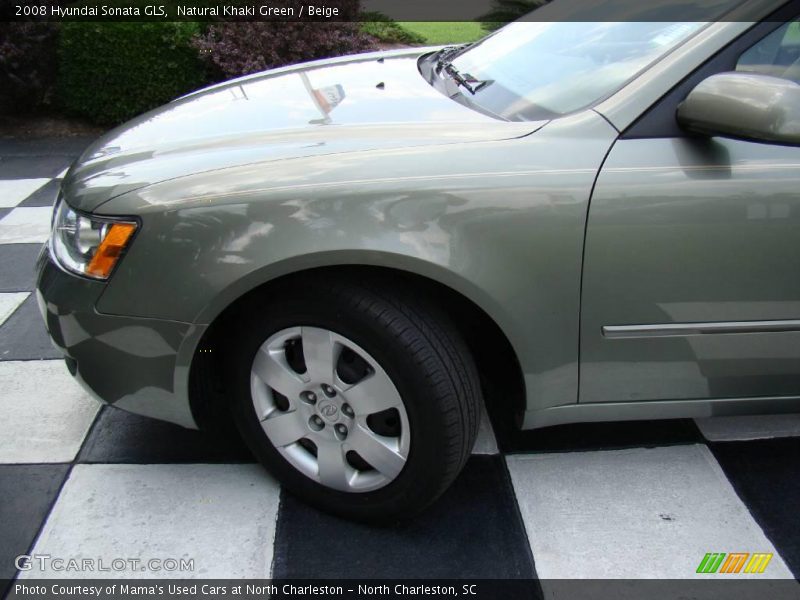 Natural Khaki Green / Beige 2008 Hyundai Sonata GLS