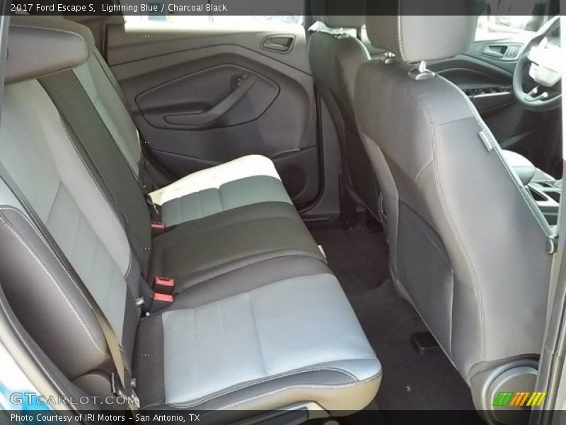 Lightning Blue / Charcoal Black 2017 Ford Escape S