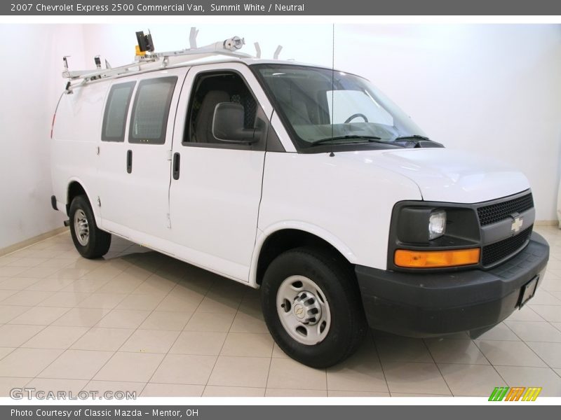 Summit White / Neutral 2007 Chevrolet Express 2500 Commercial Van
