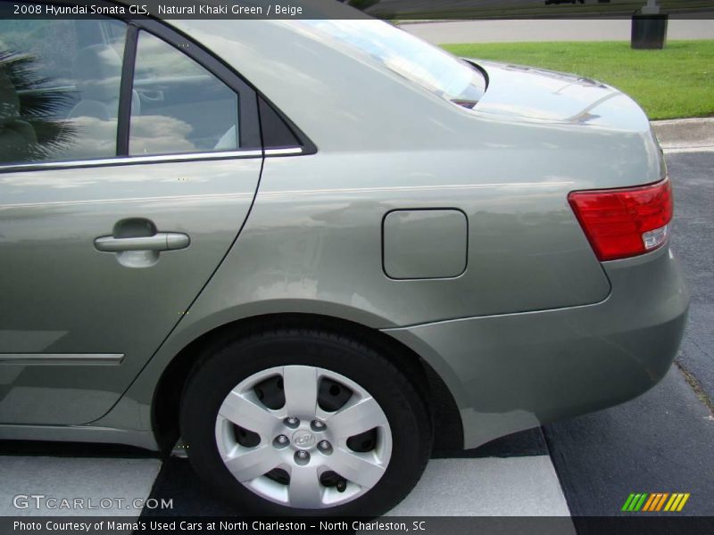 Natural Khaki Green / Beige 2008 Hyundai Sonata GLS