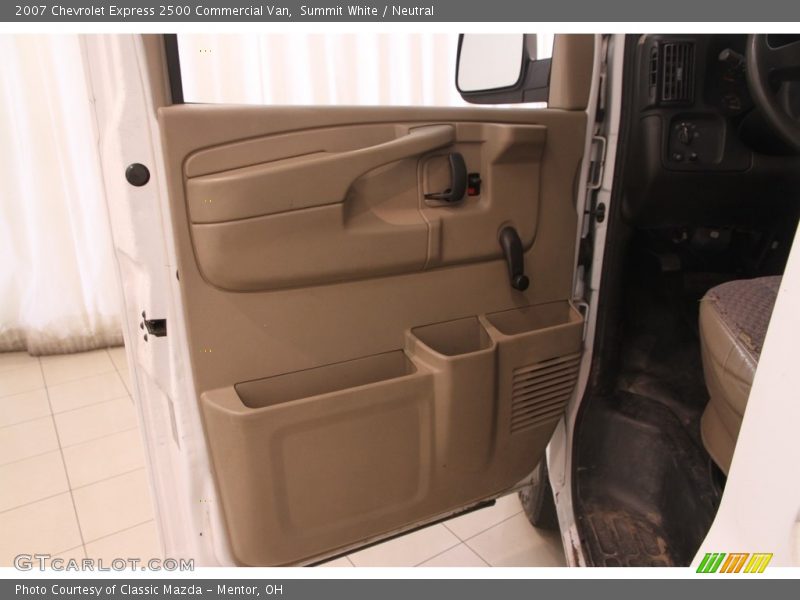 Summit White / Neutral 2007 Chevrolet Express 2500 Commercial Van