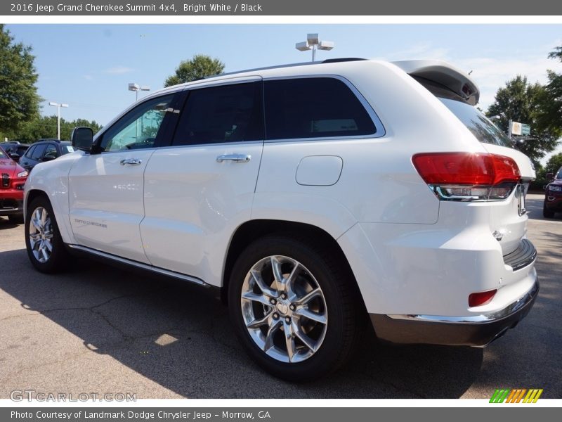 Bright White / Black 2016 Jeep Grand Cherokee Summit 4x4