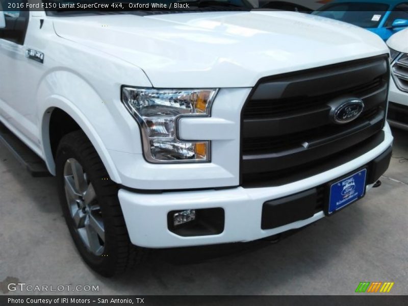 Oxford White / Black 2016 Ford F150 Lariat SuperCrew 4x4