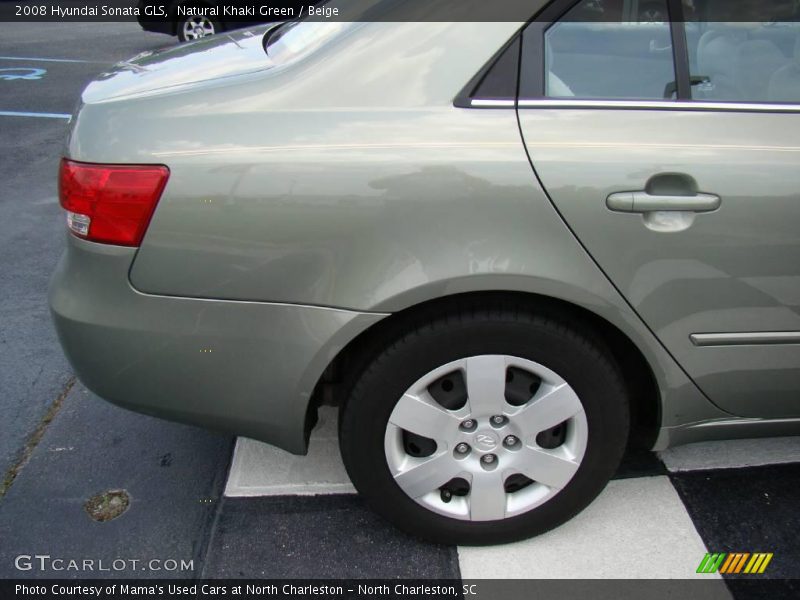 Natural Khaki Green / Beige 2008 Hyundai Sonata GLS