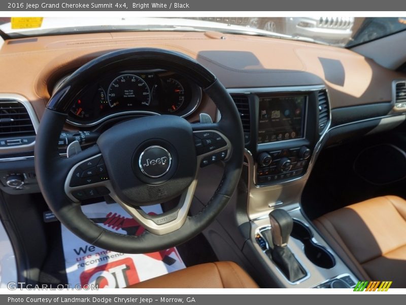 Bright White / Black 2016 Jeep Grand Cherokee Summit 4x4