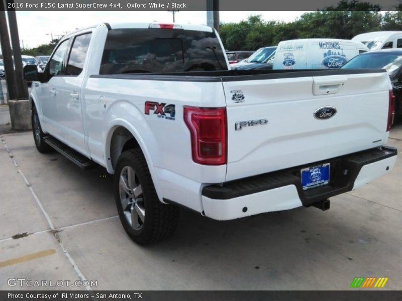 Oxford White / Black 2016 Ford F150 Lariat SuperCrew 4x4