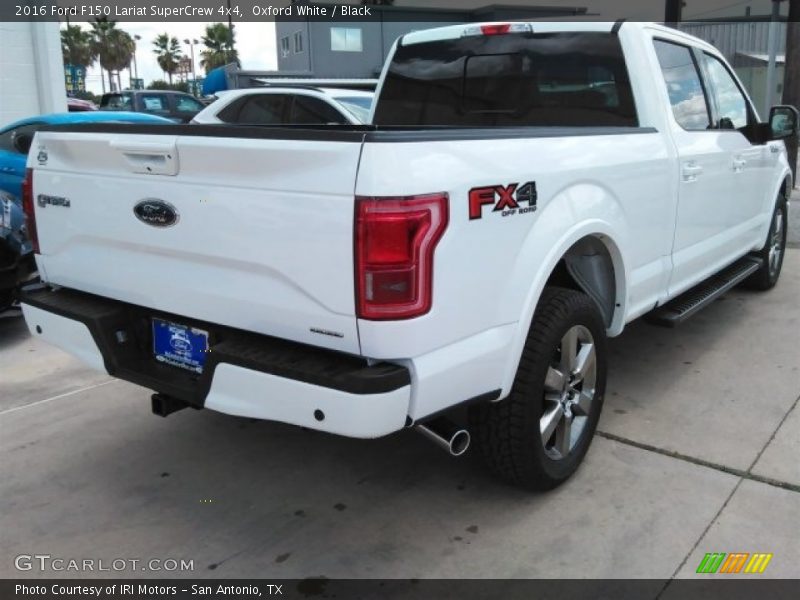 Oxford White / Black 2016 Ford F150 Lariat SuperCrew 4x4