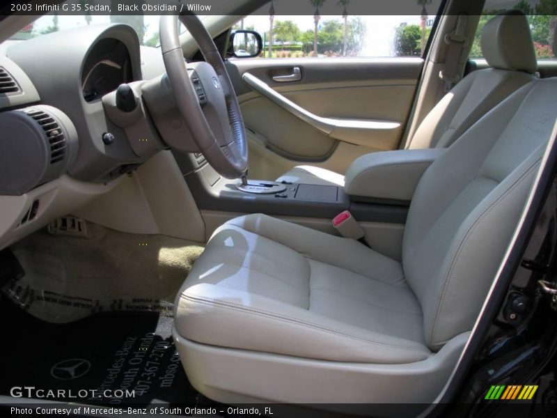 Black Obsidian / Willow 2003 Infiniti G 35 Sedan