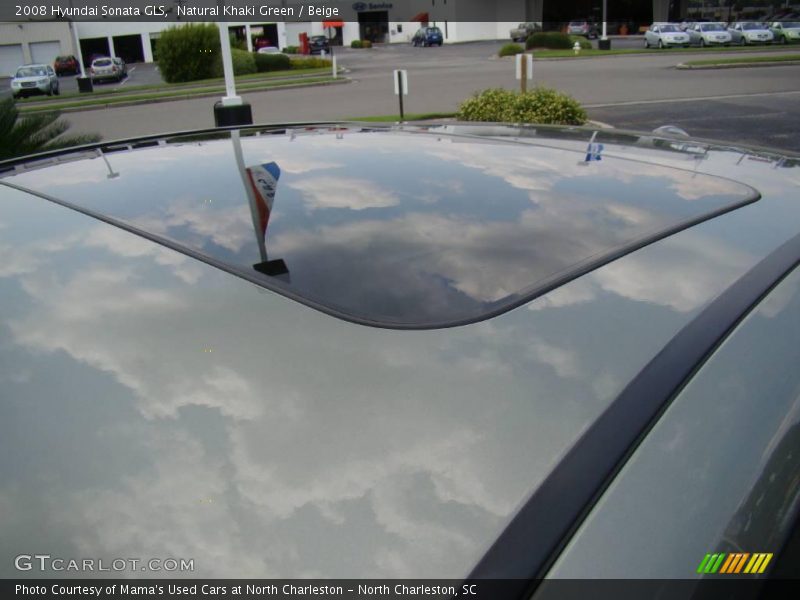 Natural Khaki Green / Beige 2008 Hyundai Sonata GLS
