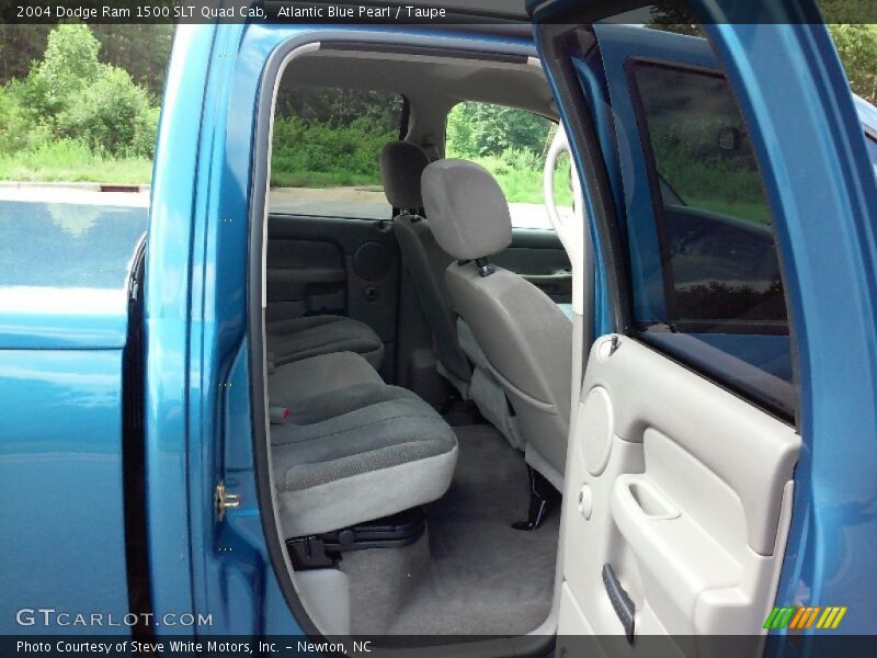 Atlantic Blue Pearl / Taupe 2004 Dodge Ram 1500 SLT Quad Cab