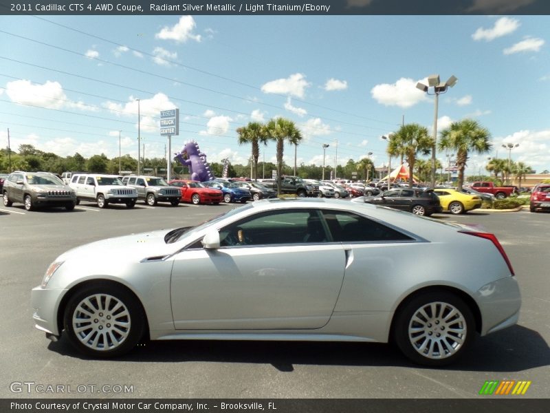 Radiant Silver Metallic / Light Titanium/Ebony 2011 Cadillac CTS 4 AWD Coupe