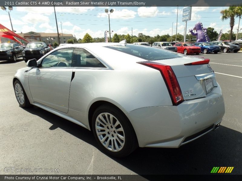 Radiant Silver Metallic / Light Titanium/Ebony 2011 Cadillac CTS 4 AWD Coupe