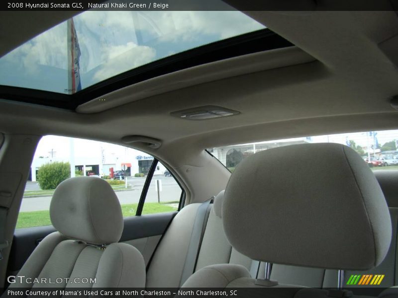 Natural Khaki Green / Beige 2008 Hyundai Sonata GLS