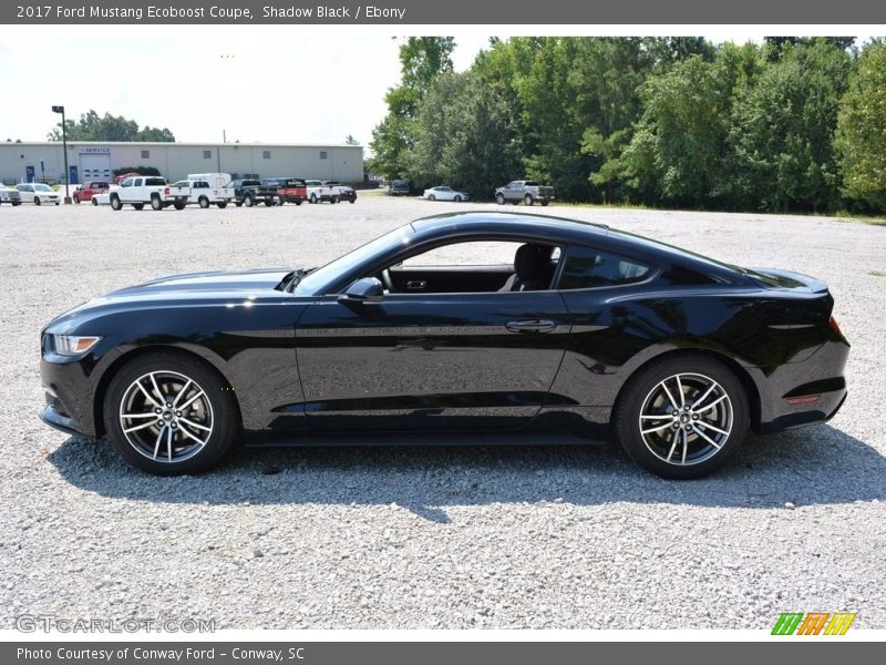 Shadow Black / Ebony 2017 Ford Mustang Ecoboost Coupe